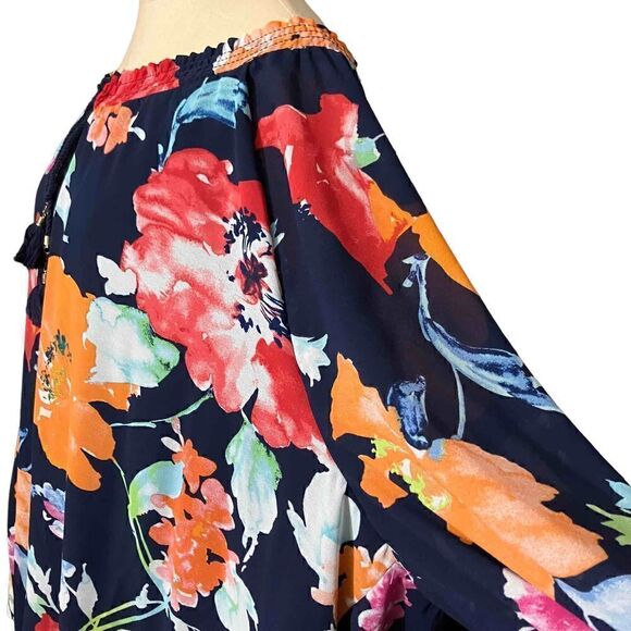 Signature Collection Bright Flowery Top / SZ: 3X / EUC - Picture 3 of 7